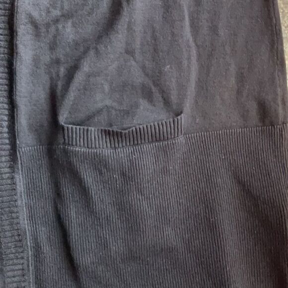 NWT Faded Glory Black Cardigan Sweater Women’s size 1X 16W Rayon Polyester - Picture 8 of 9